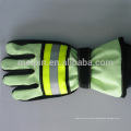 Lime Green Reflective Stripes Flammhemmend